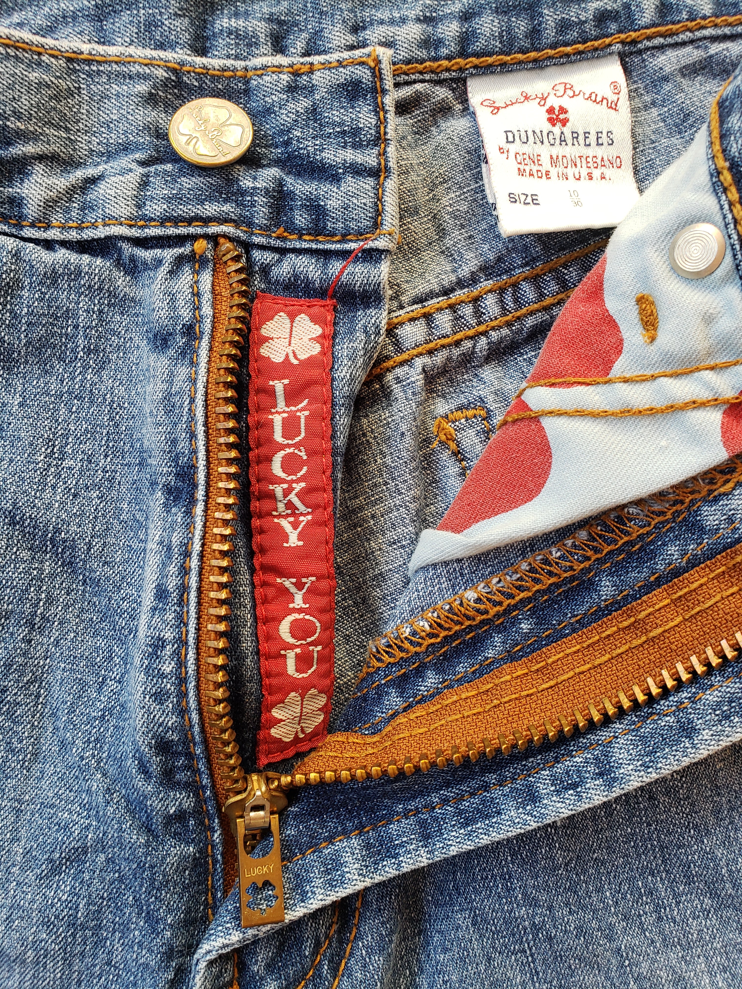 Mid Rise Lucky Jeans Distressed Denim Shorts - Size 10 (Only 1)