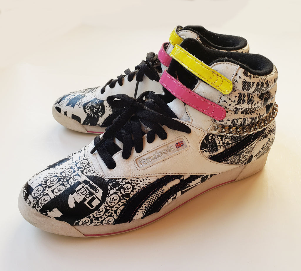 Rare: 2008 Reebok Freestyle Music Evolution - Punk Rock/Hip Hop Fusion High-tops