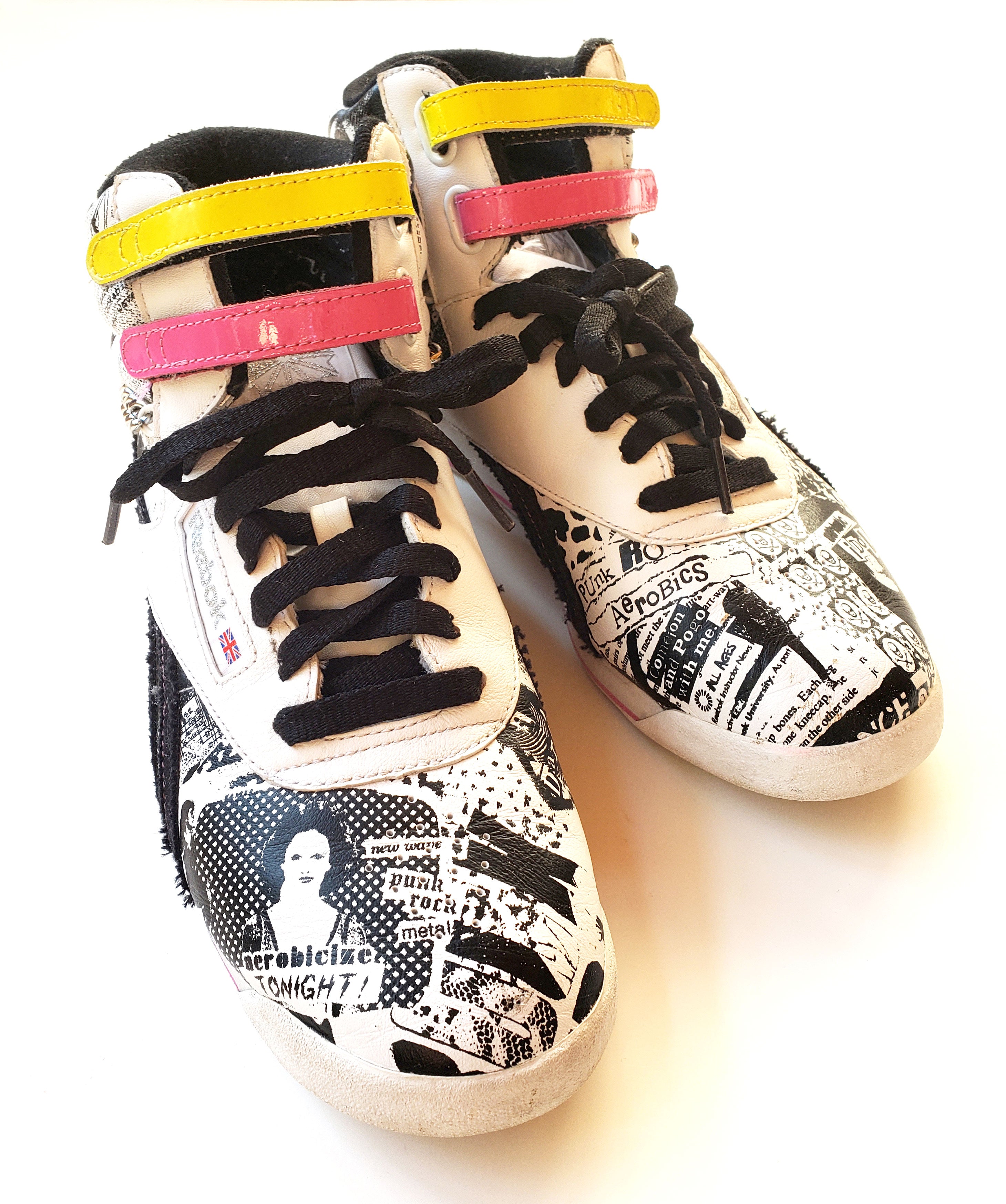 Rare: 2008 Reebok Freestyle Music Evolution - Punk Rock/Hip Hop Fusion High-tops