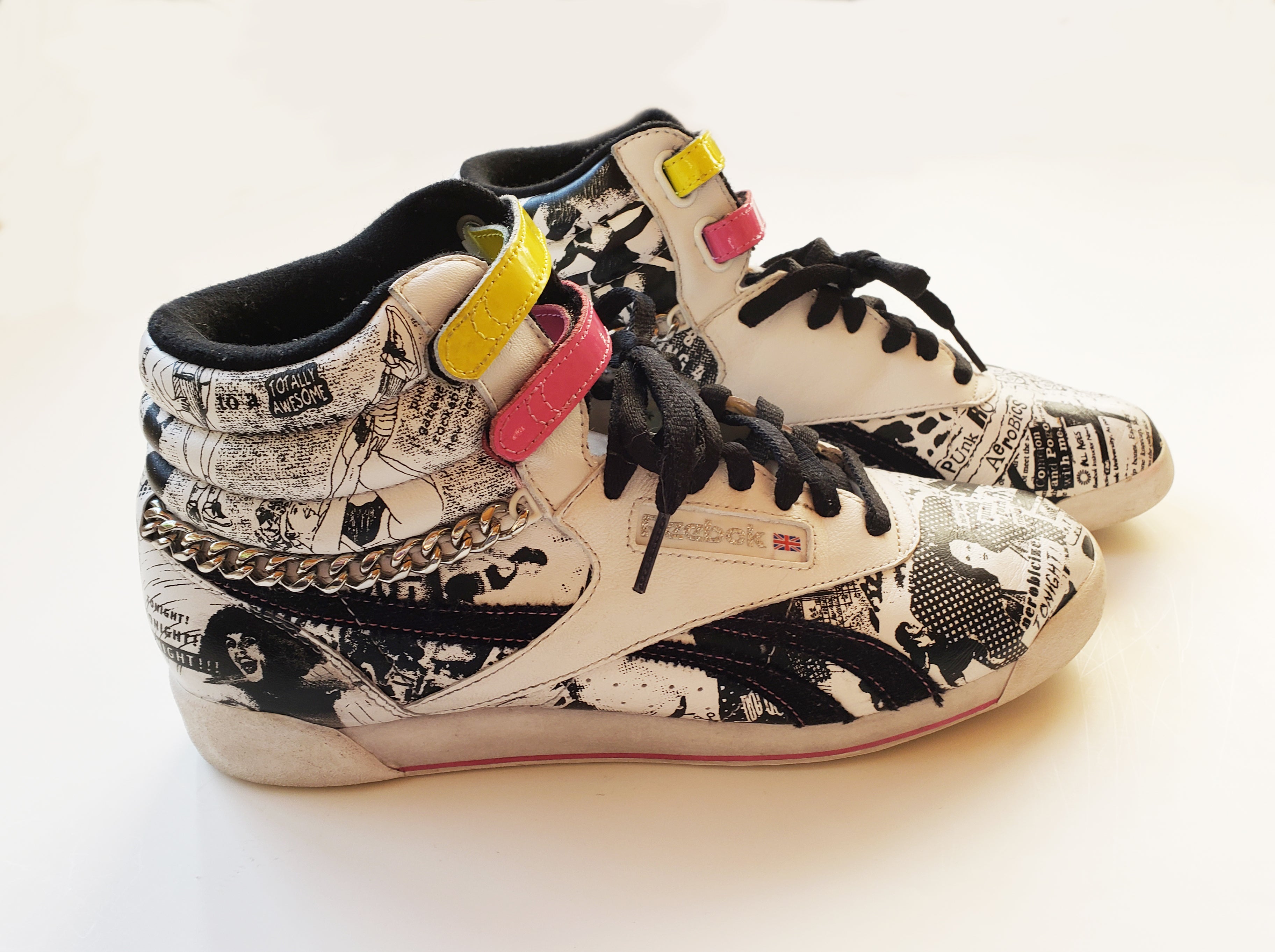 Rare: 2008 Reebok Freestyle Music Evolution - Punk Rock/Hip Hop Fusion High-tops