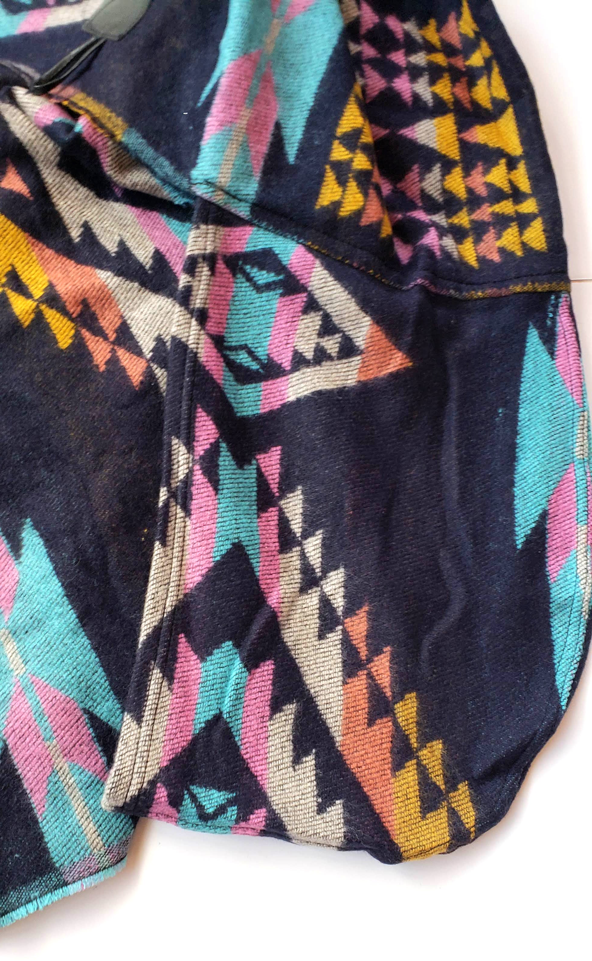 Boho Aztec Printed Poncho