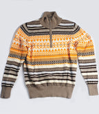 Daily Sports Women's Fairisle 1/4 Zip Golf Sweater