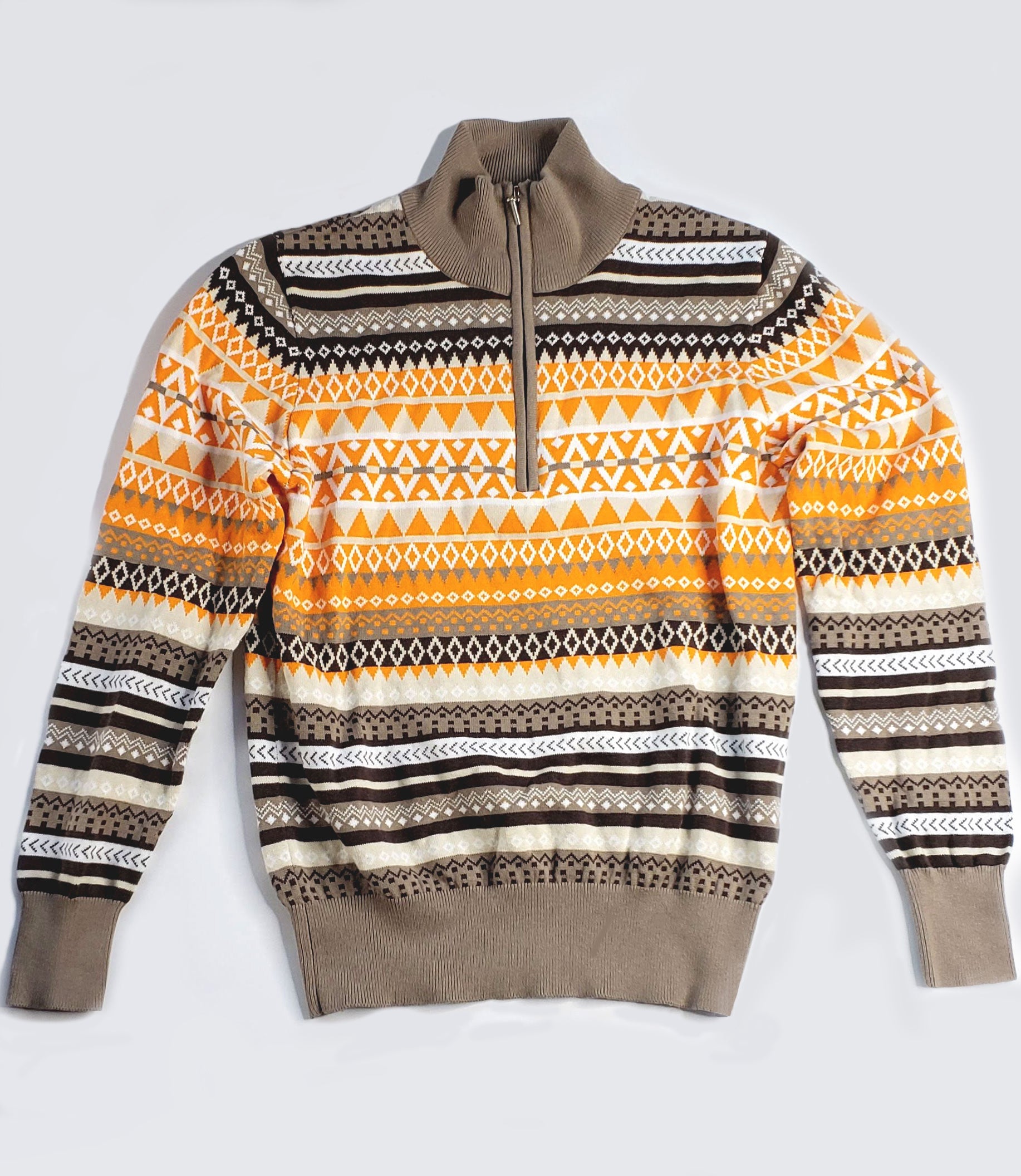 Daily Sports Women's Fairisle 1/4 Zip Golf Sweater