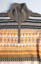 Daily Sports Women's Fairisle 1/4 Zip Golf Sweater