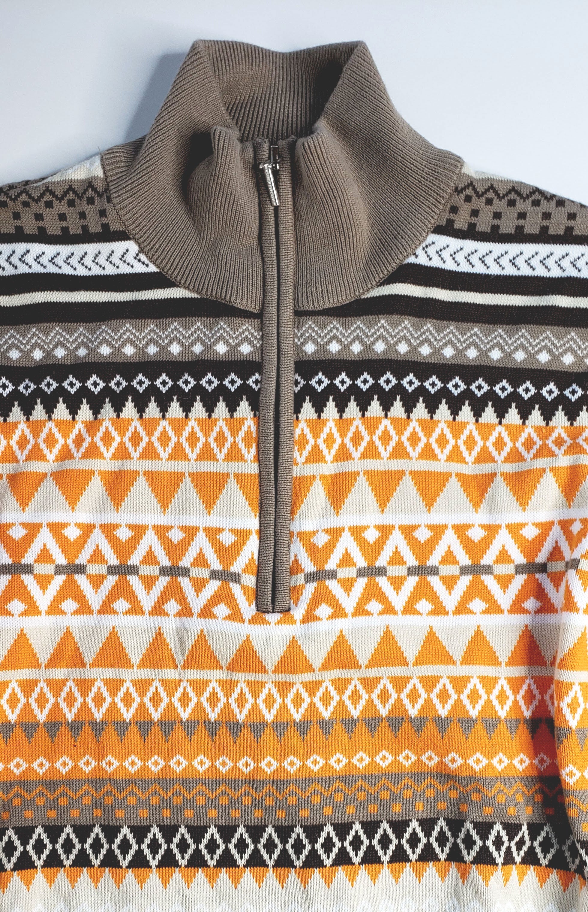 Daily Sports Women's Fairisle 1/4 Zip Golf Sweater