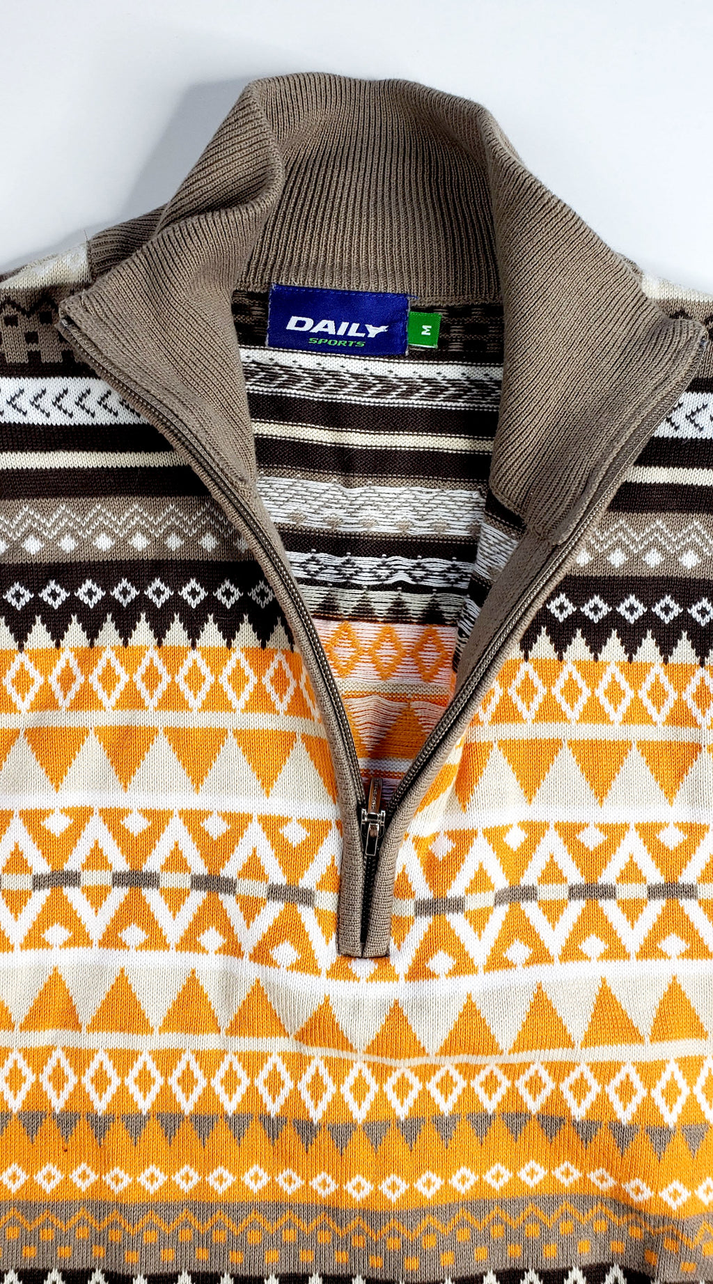 Daily Sports Women's Fairisle 1/4 Zip Golf Sweater