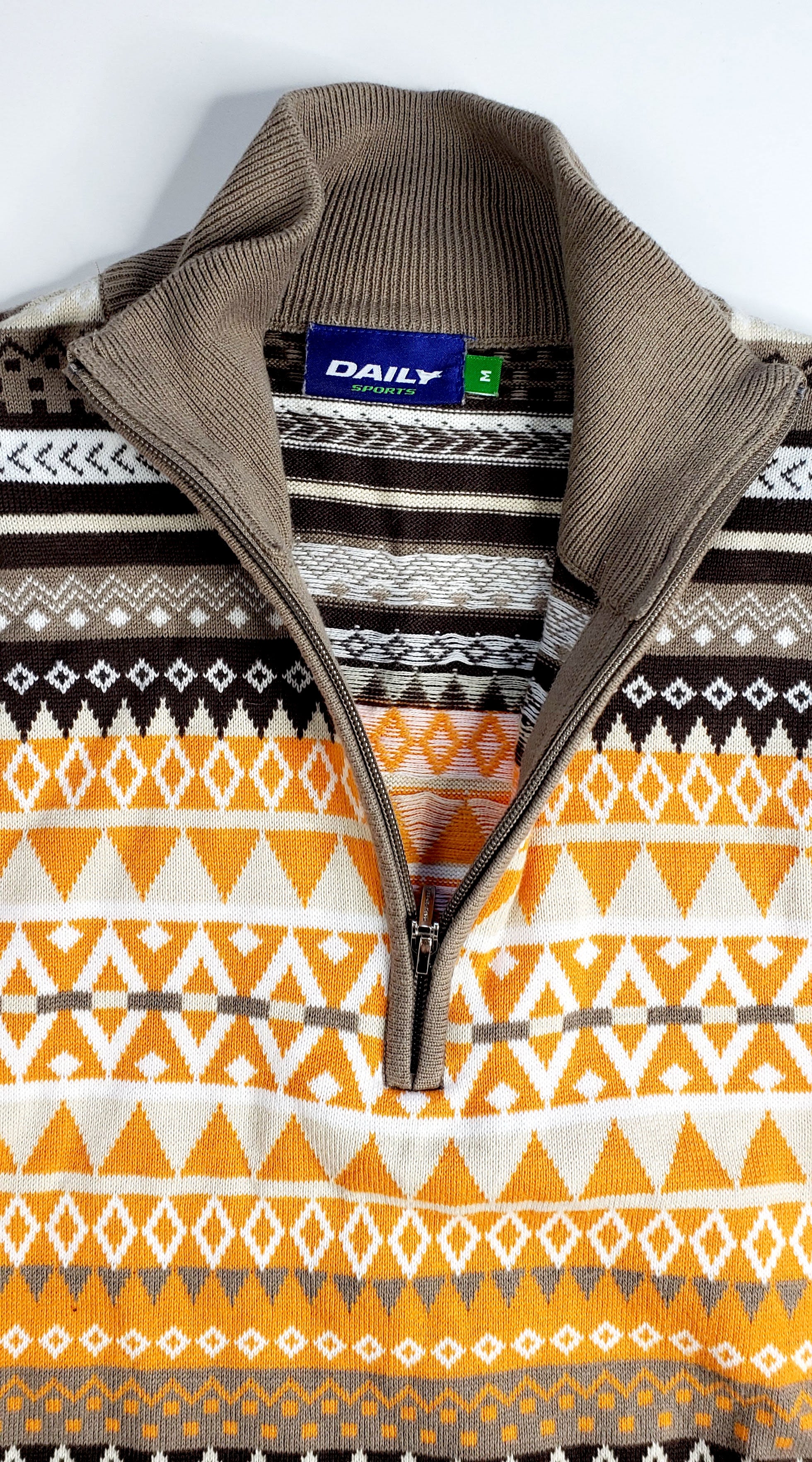 Daily Sports Women's Fairisle 1/4 Zip Golf Sweater