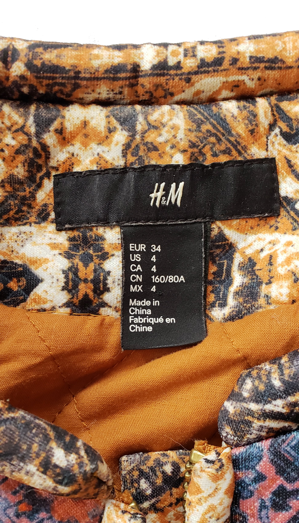 H&M Printed Bomber Jacket