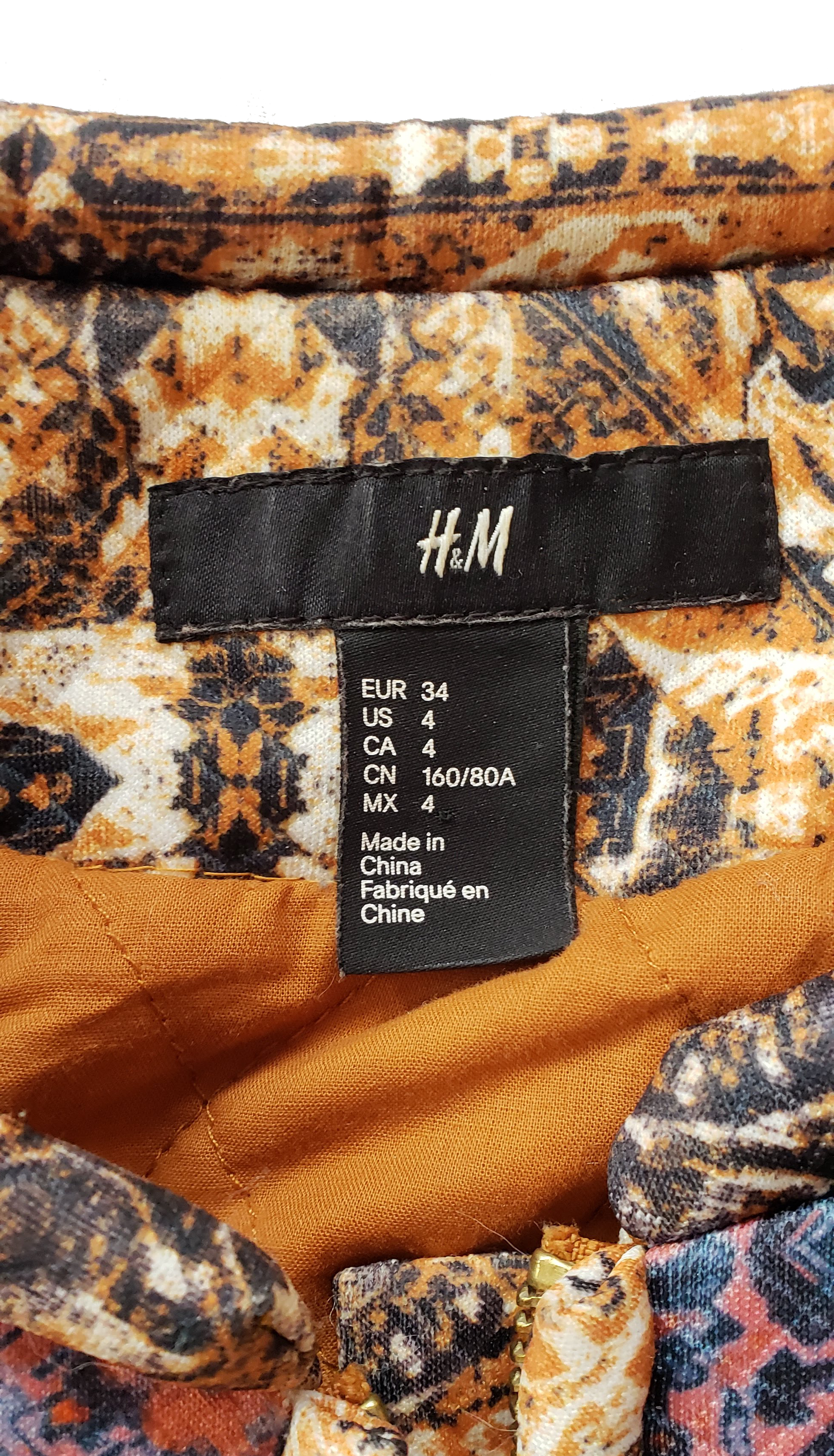 H&M Printed Bomber Jacket