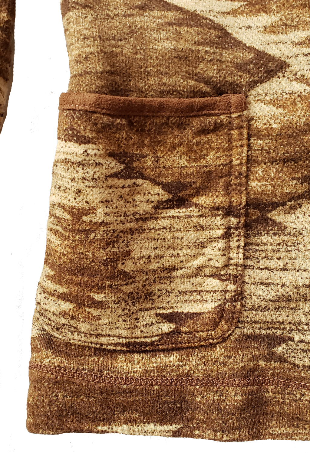 Lauren Jeans Co Ralph Lauren Knit Aztec Print Asymmetric Jacket