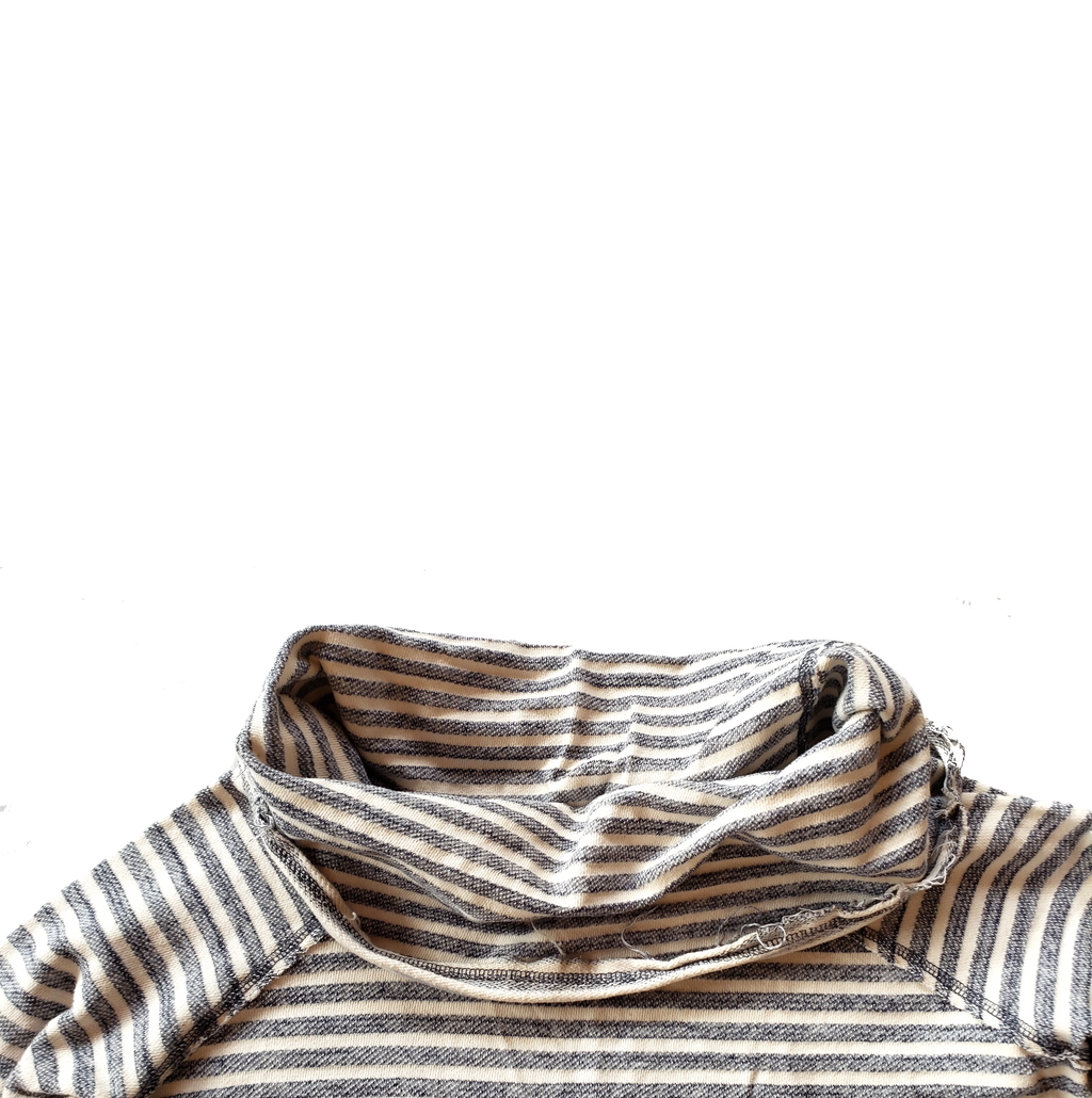 Free People Cropped Knit Cowl-neck Top