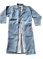 Vintage So Def 90's Light Denim Trench Coat