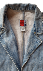 Vintage So Def 90's Light Denim Trench Coat