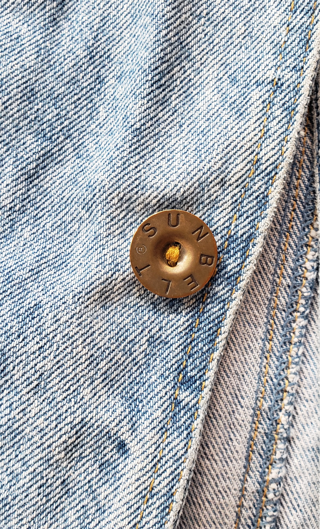 Vintage So Def 90's Light Denim Trench Coat