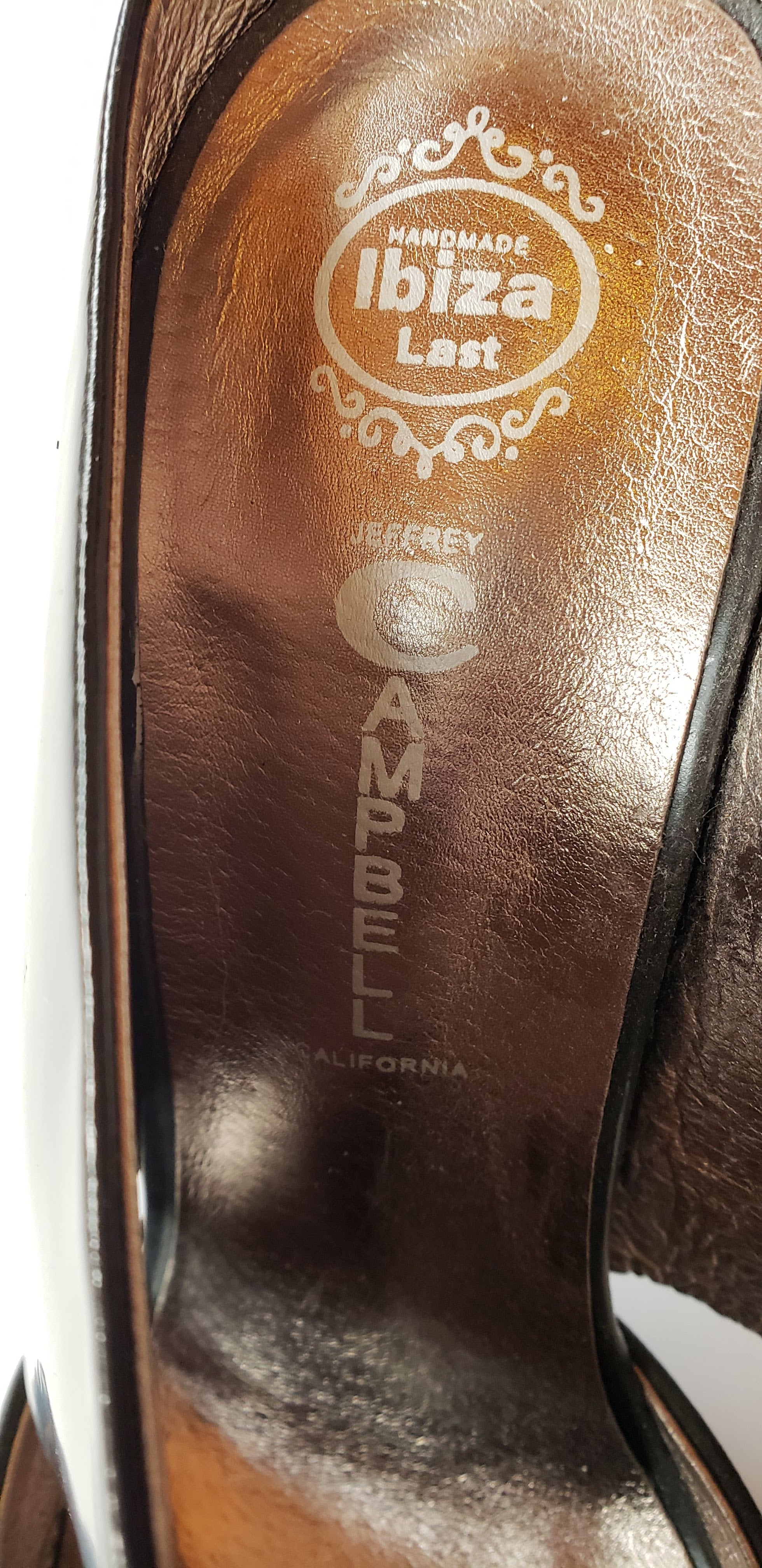 Jeffrey Campbell Handmade Ibiza Last Black Matte & Patent Slip-on Stilettos