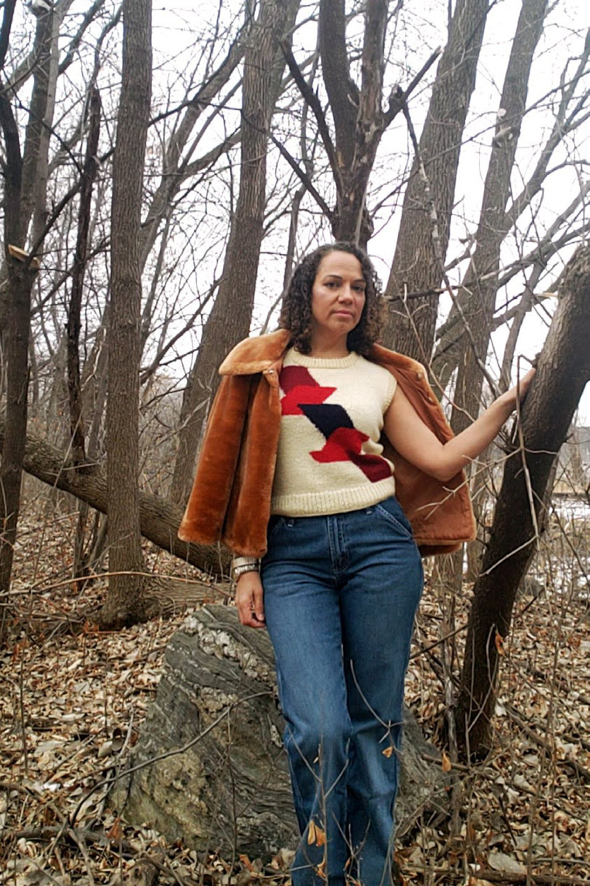 Vintage Ziggy Stardust 70's Vintage Sweater Vest