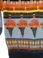 Vintage 70s Collage Ice Cream Sweater