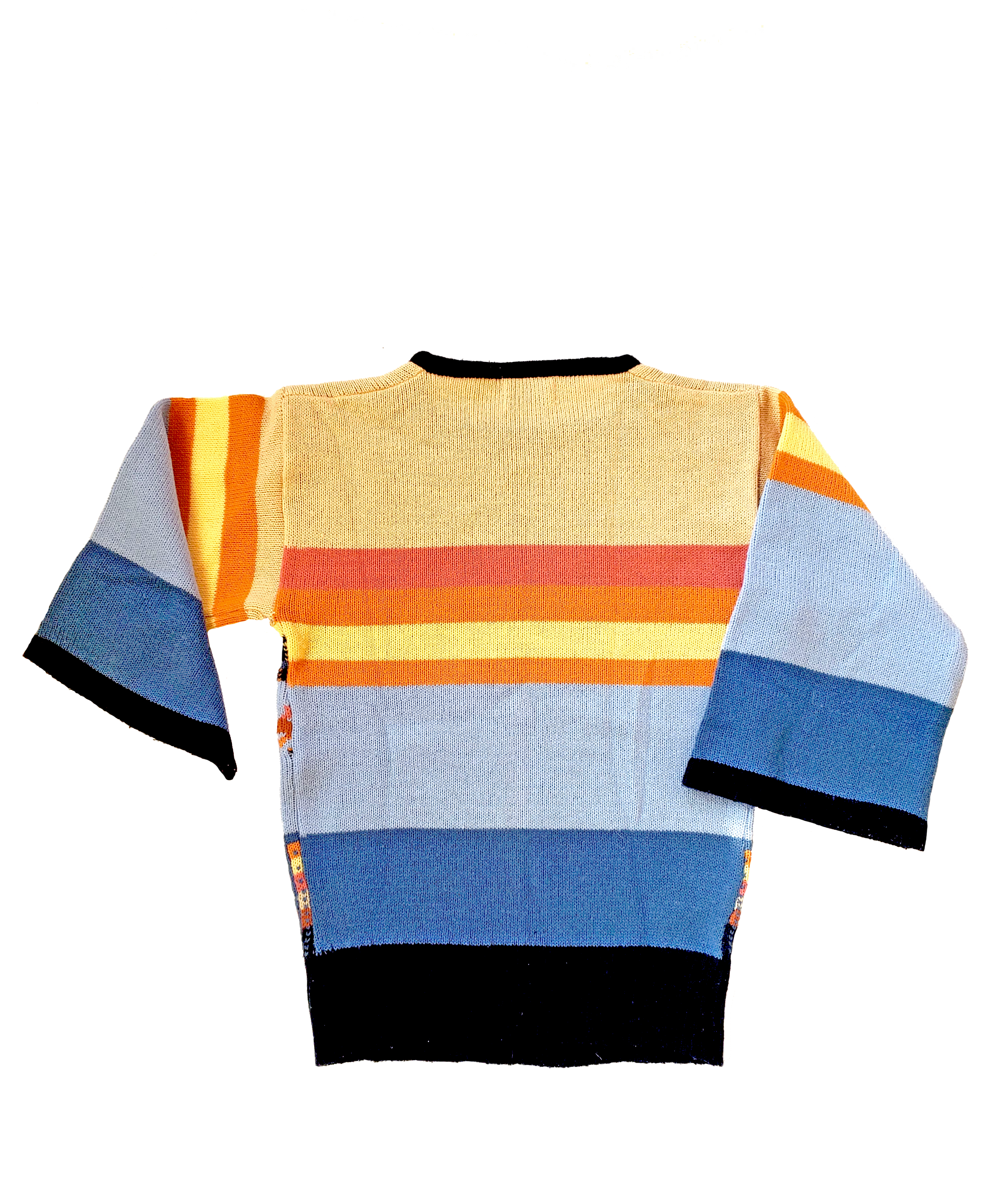 Vintage 70s Collage Ice Cream Sweater