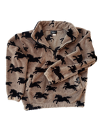 Kerrits Black Horse Teddy 1/4 Zip Pullover