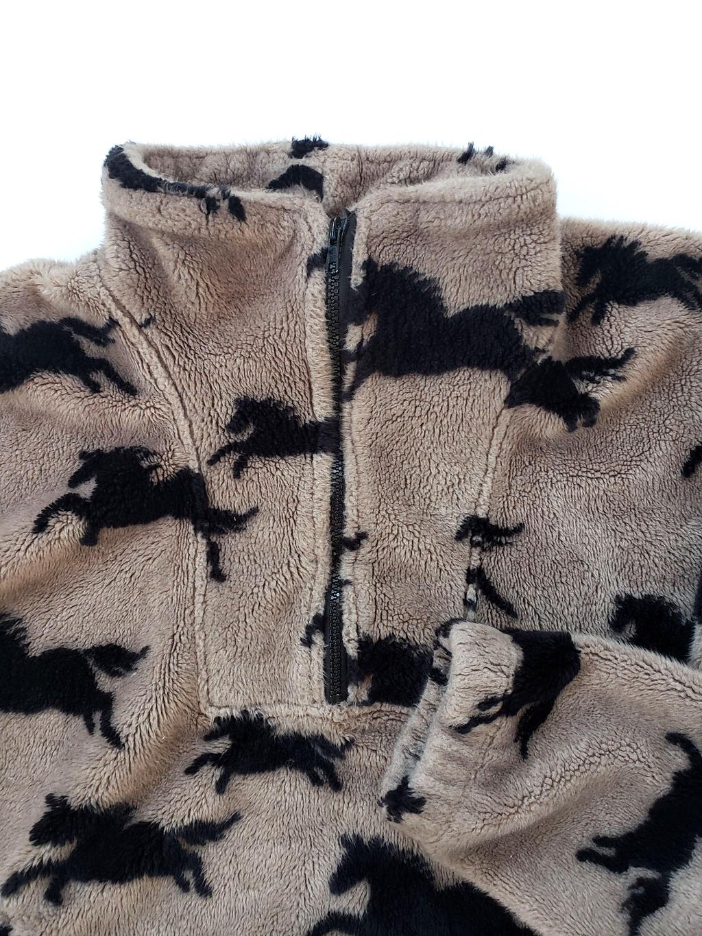 Kerrits Black Horse Teddy 1/4 Zip Pullover