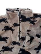 Kerrits Black Horse Teddy 1/4 Zip Pullover