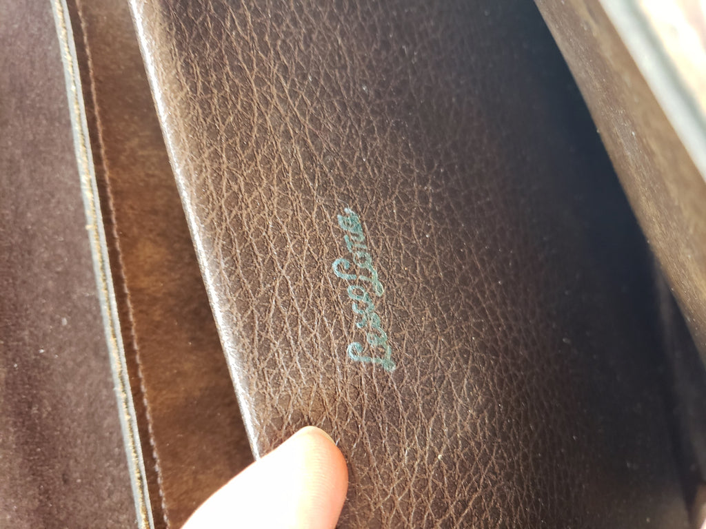 Vintage Lesco Lona 1960s Chocolate Leather Handbag