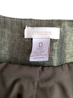 Chico's Metallic Beaded Cropped Jacket