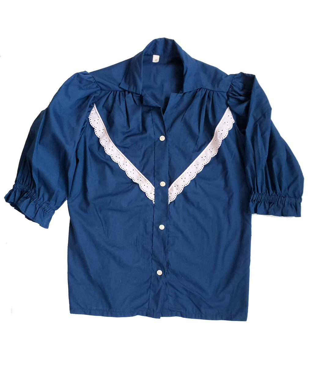 Vintage Rockabilly Blues Blouse