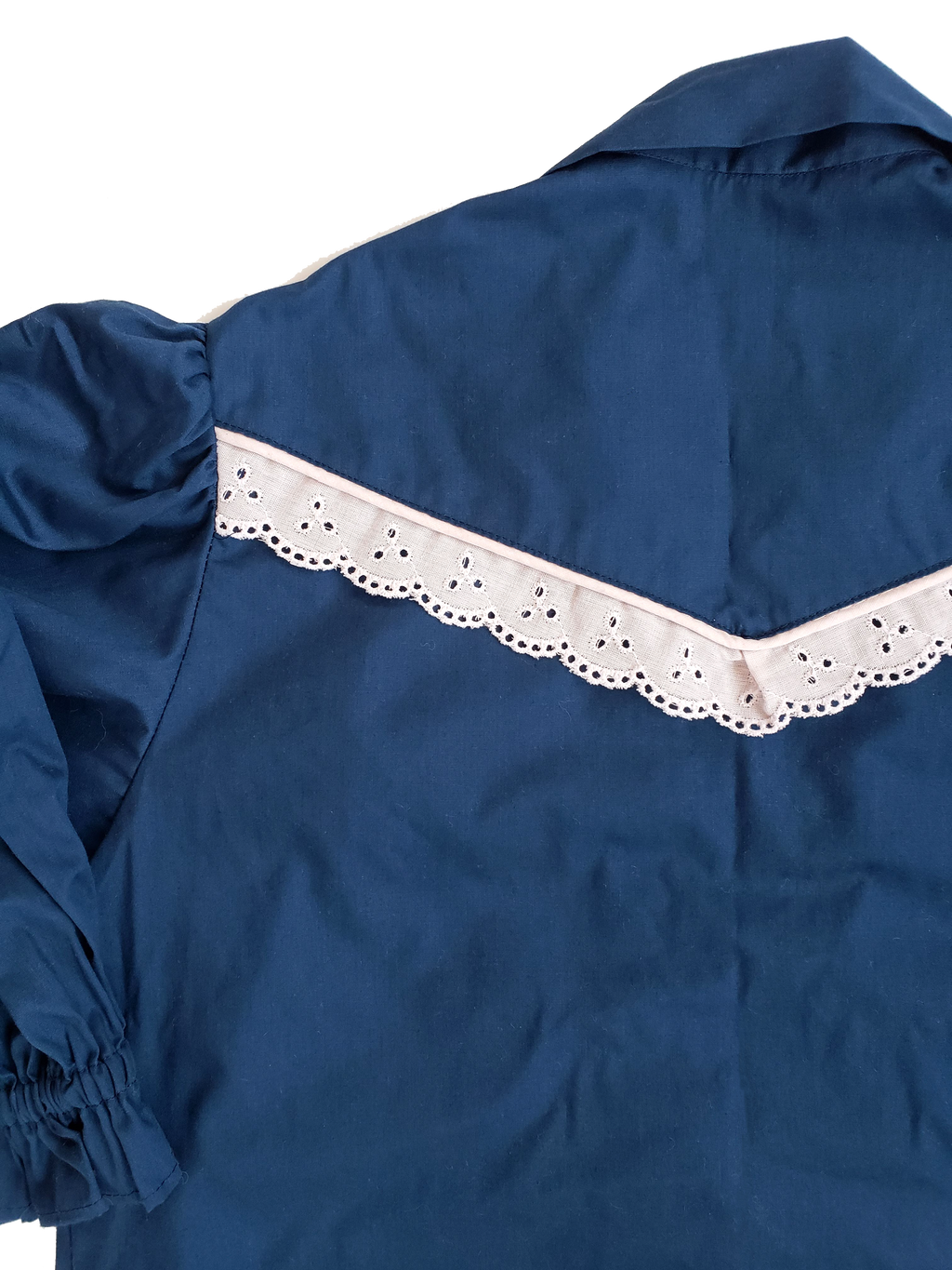 Vintage Rockabilly Blues Blouse