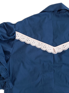 Vintage Rockabilly Blues Blouse