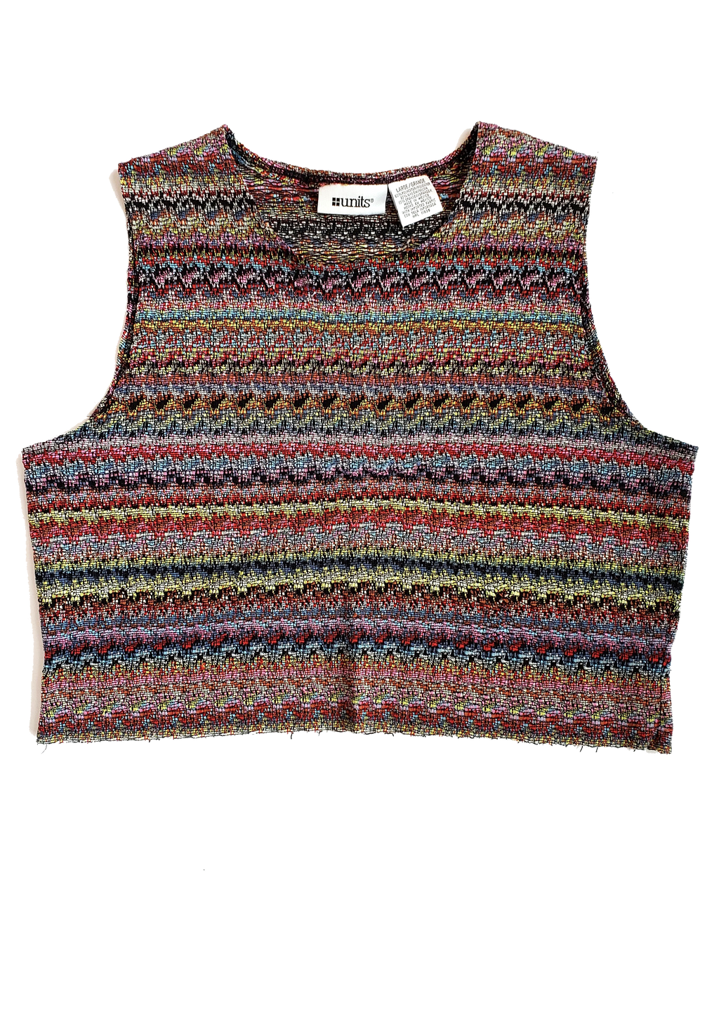 80s/90s Units Knit Cropped Top