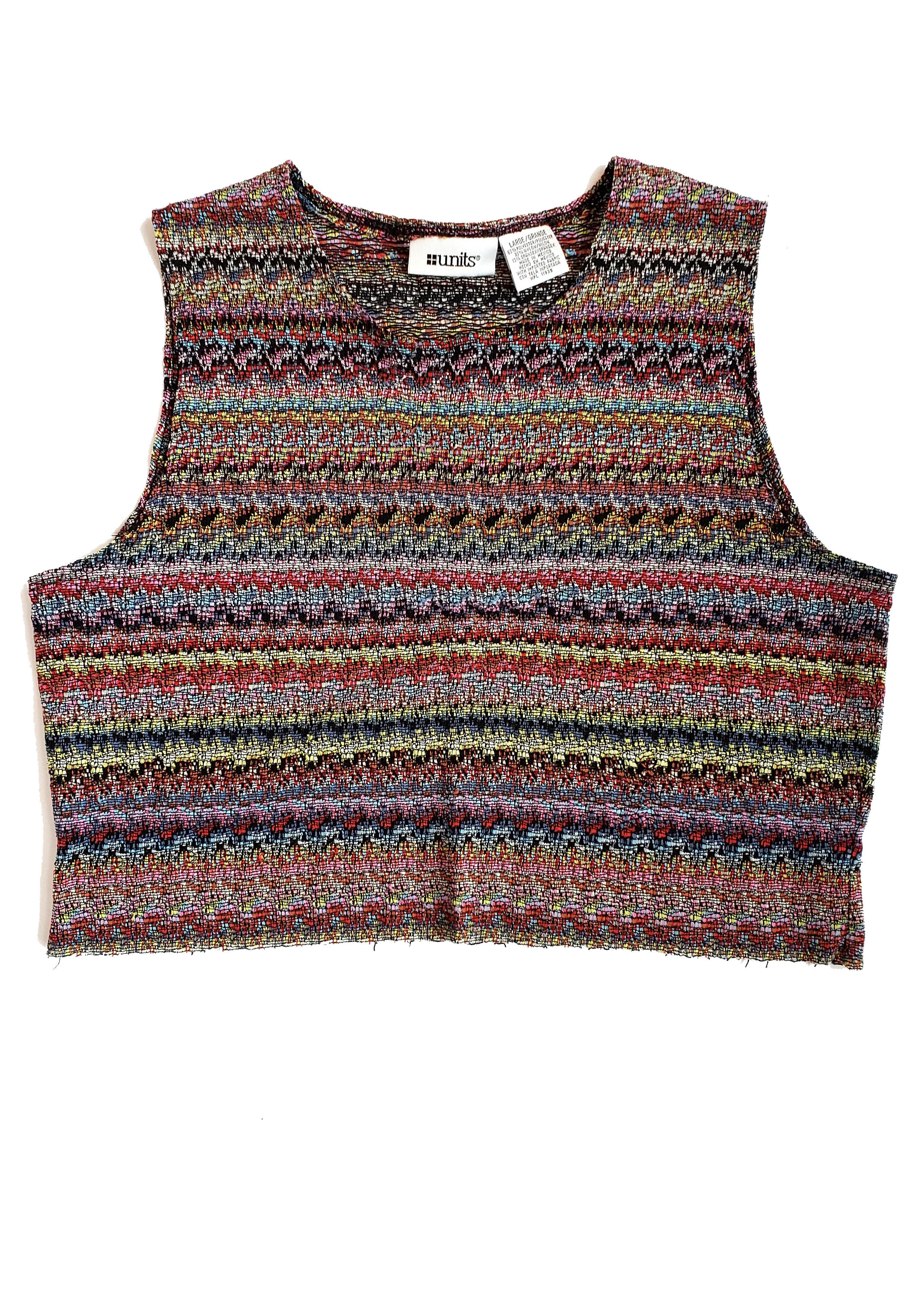 80s/90s Units Knit Cropped Top