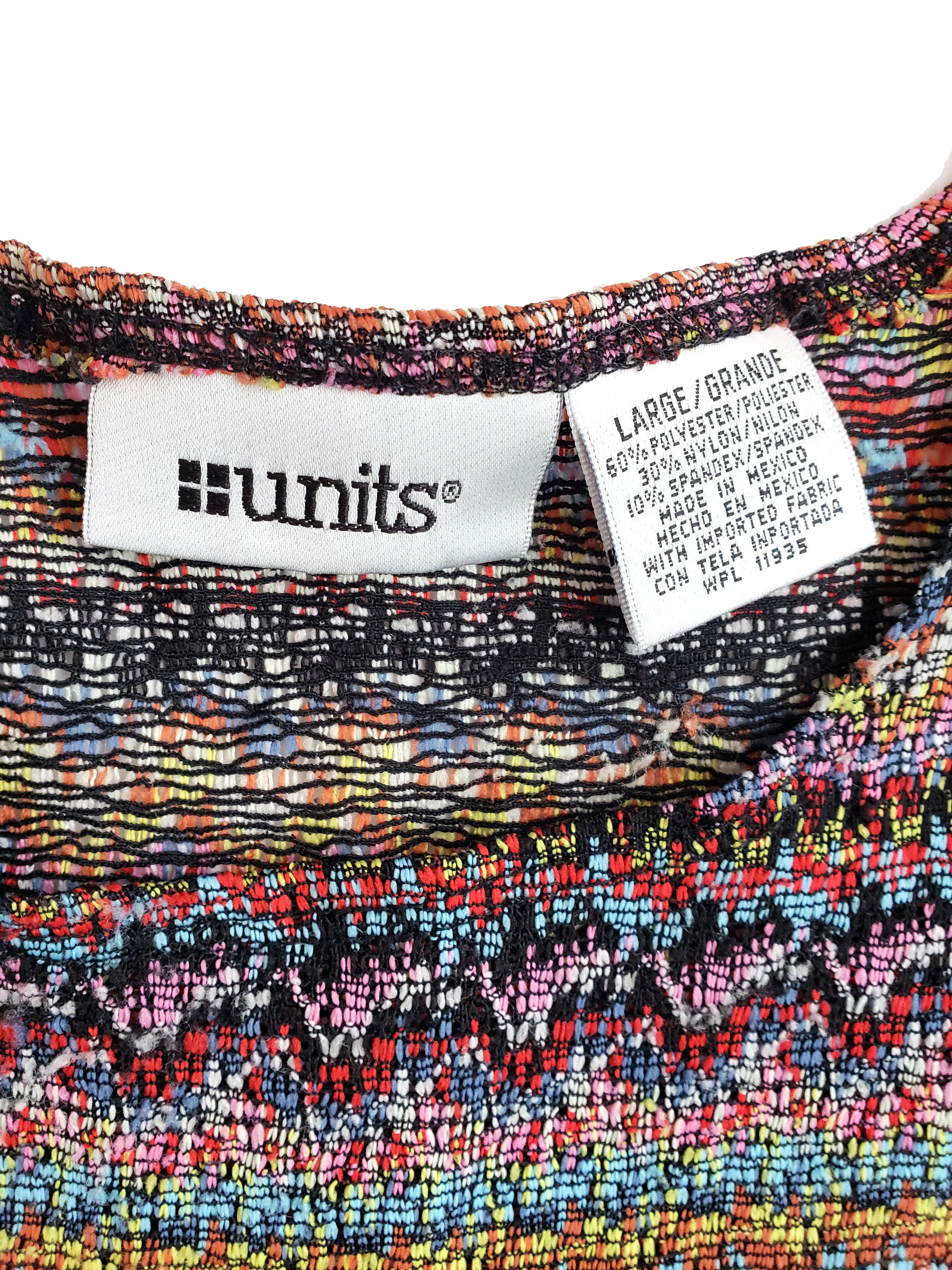 80s/90s Units Knit Cropped Top