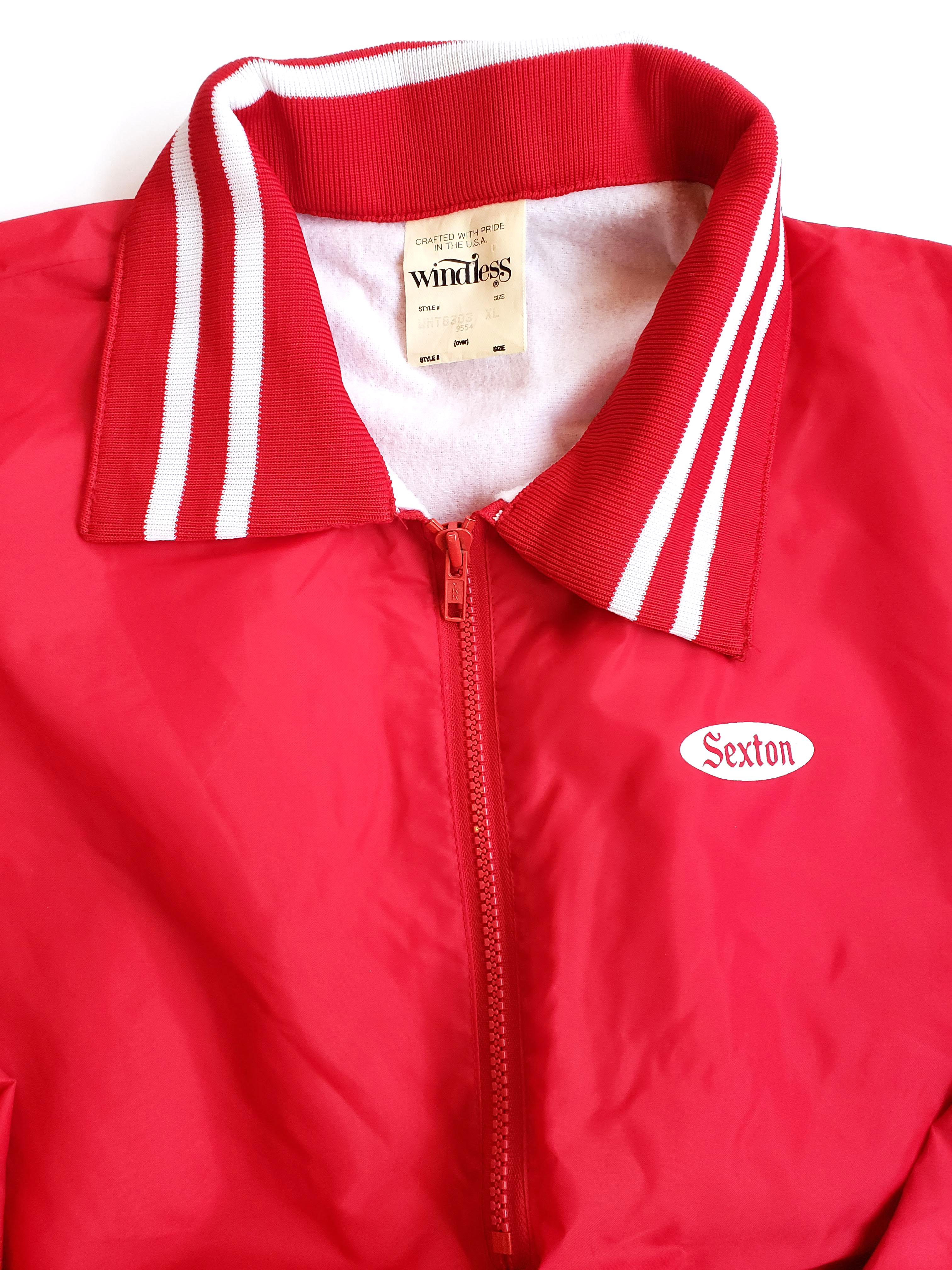 Vintage Sexton 1/4 Zip Wind Bomber Jacket