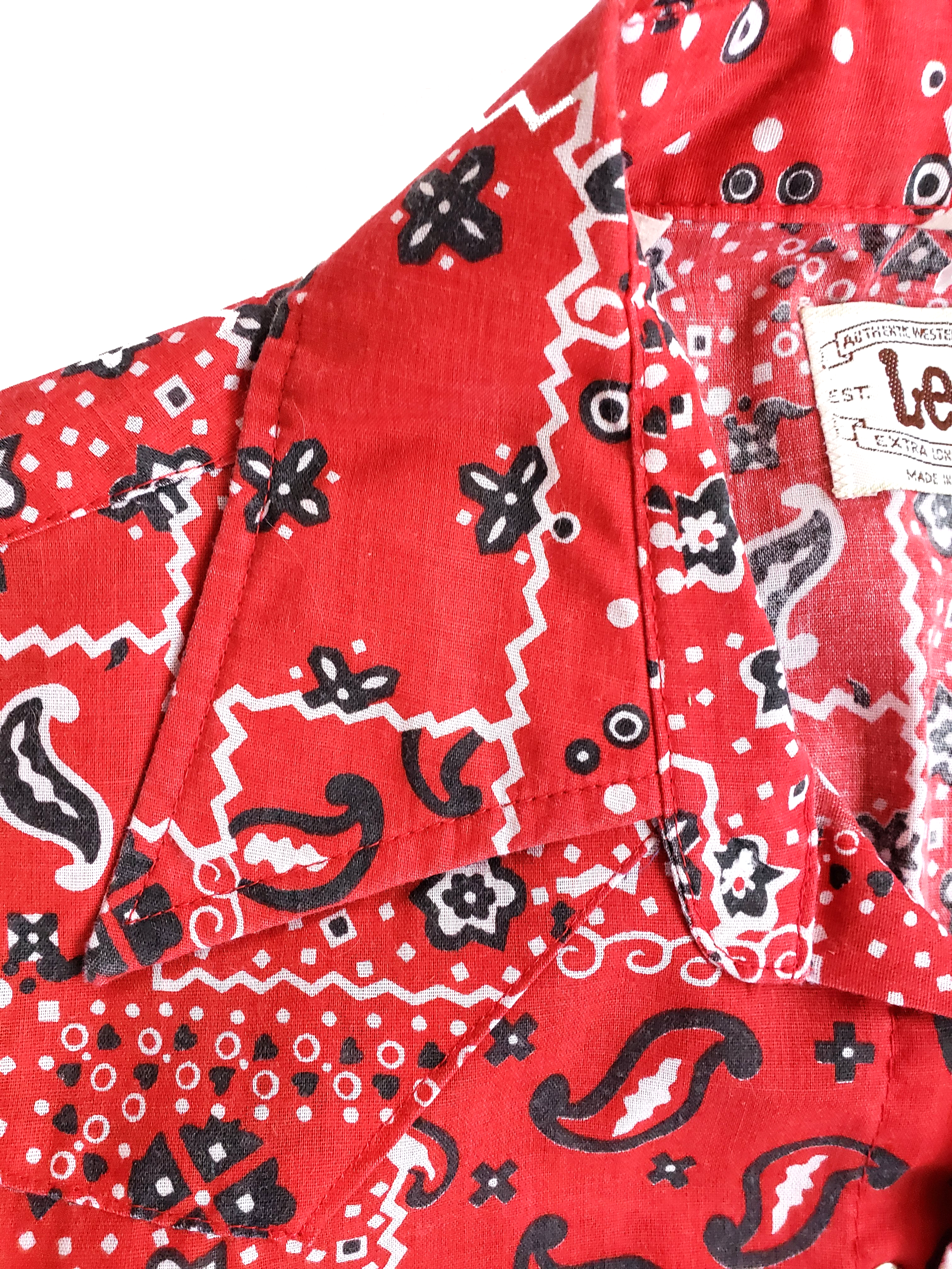 Vintage Lee Western Style Snapdown Shirt