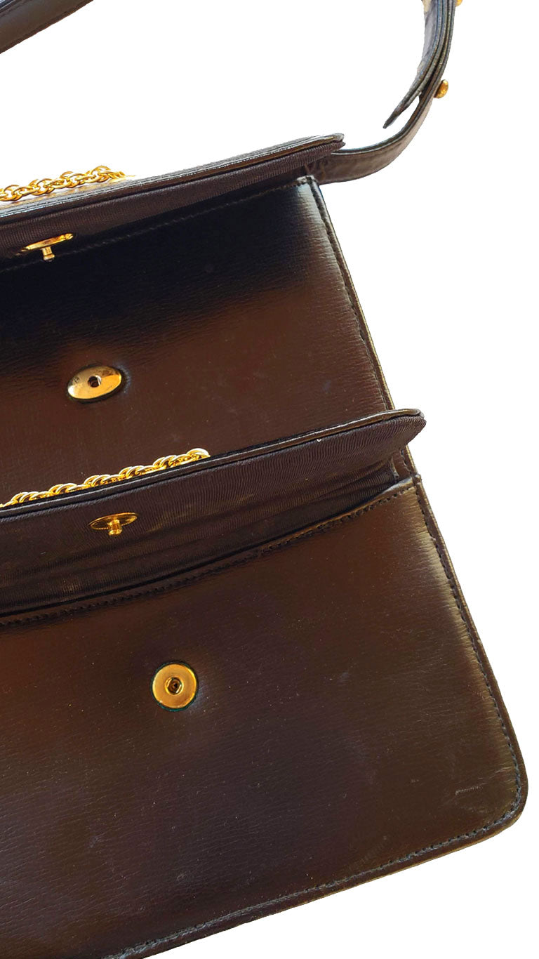 Vintage 60's Double Decker Handbag