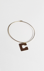 Vintage 70s Letter C Choker