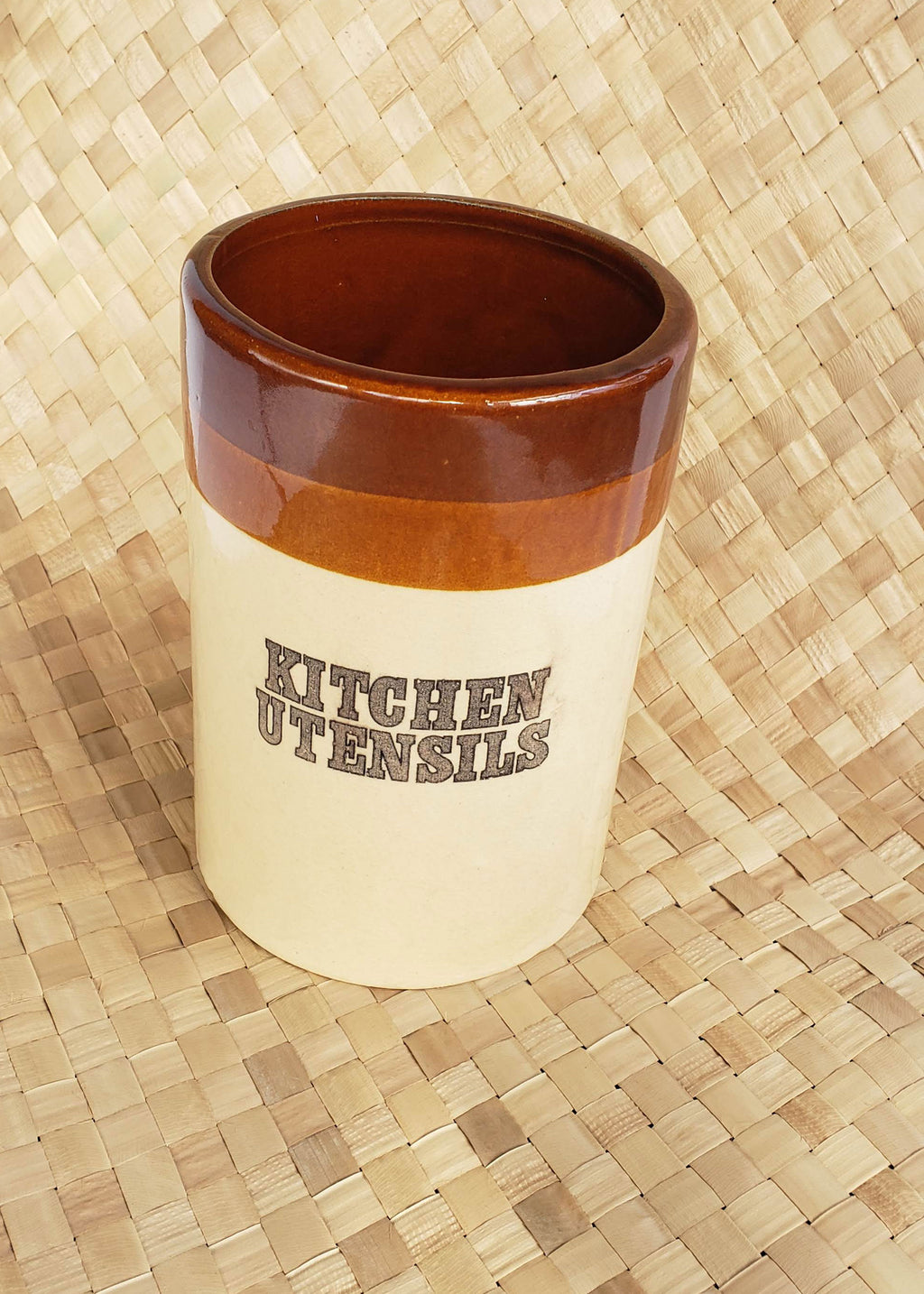 Vintage Kitchen Utensils Crock