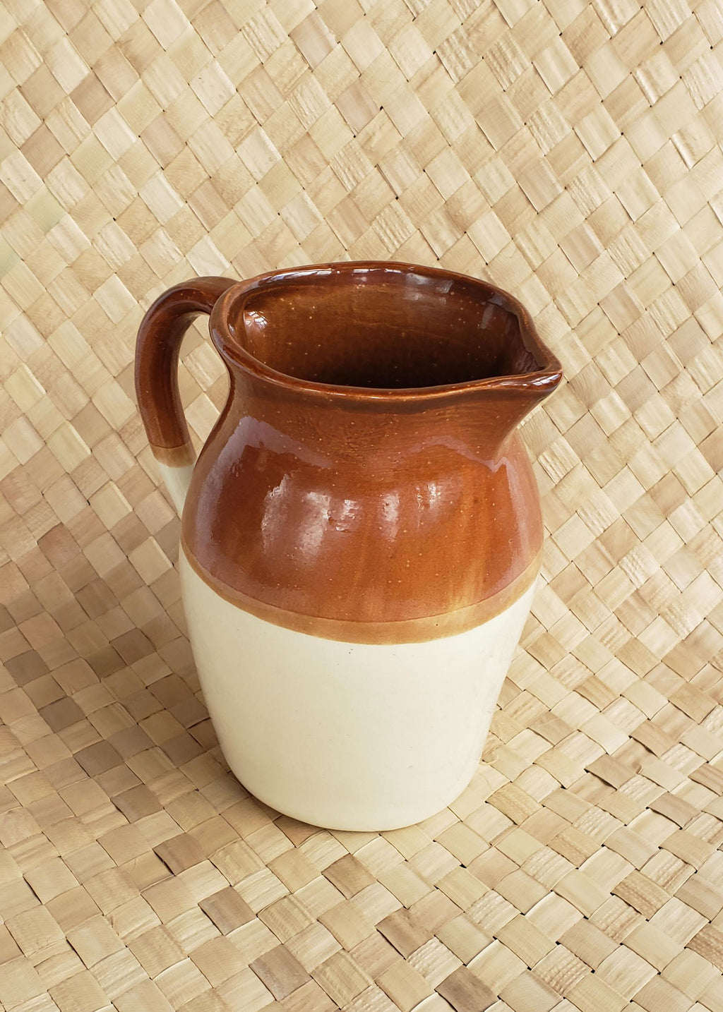 Vintage Small Crock Pitcher