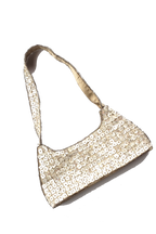 90s Retro Fully Beaded Baguette Style Bag