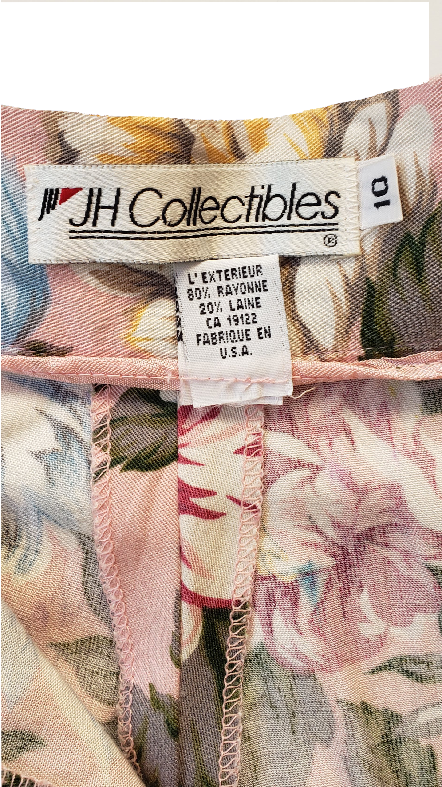 Vintage 80's JH Collectibles Floral Walking Shorts