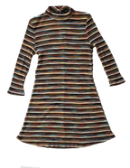 City Triangle 90s Knit Striped Dress