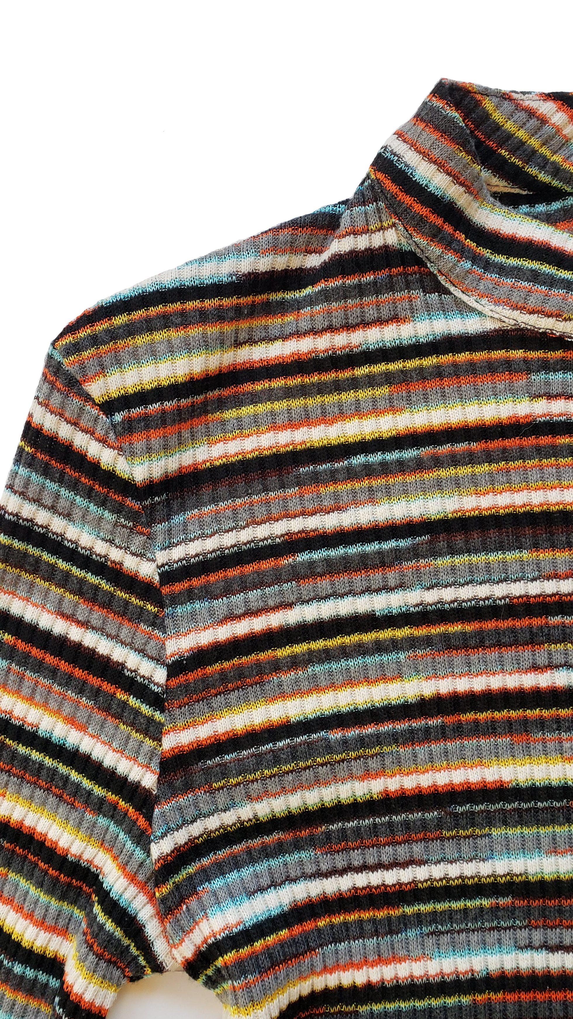 City Triangle 90s Knit Striped Dress