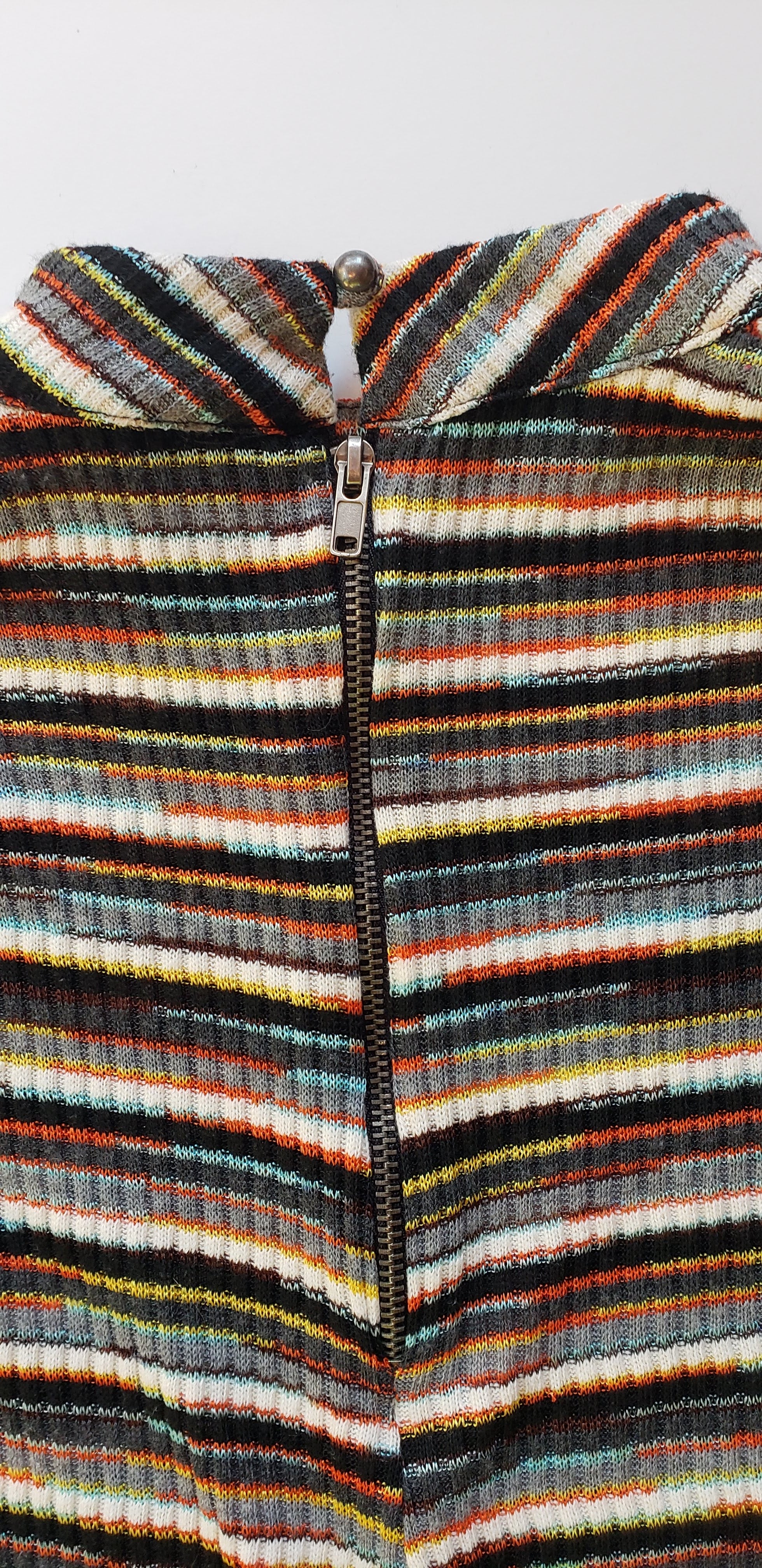 City Triangle 90s Knit Striped Dress