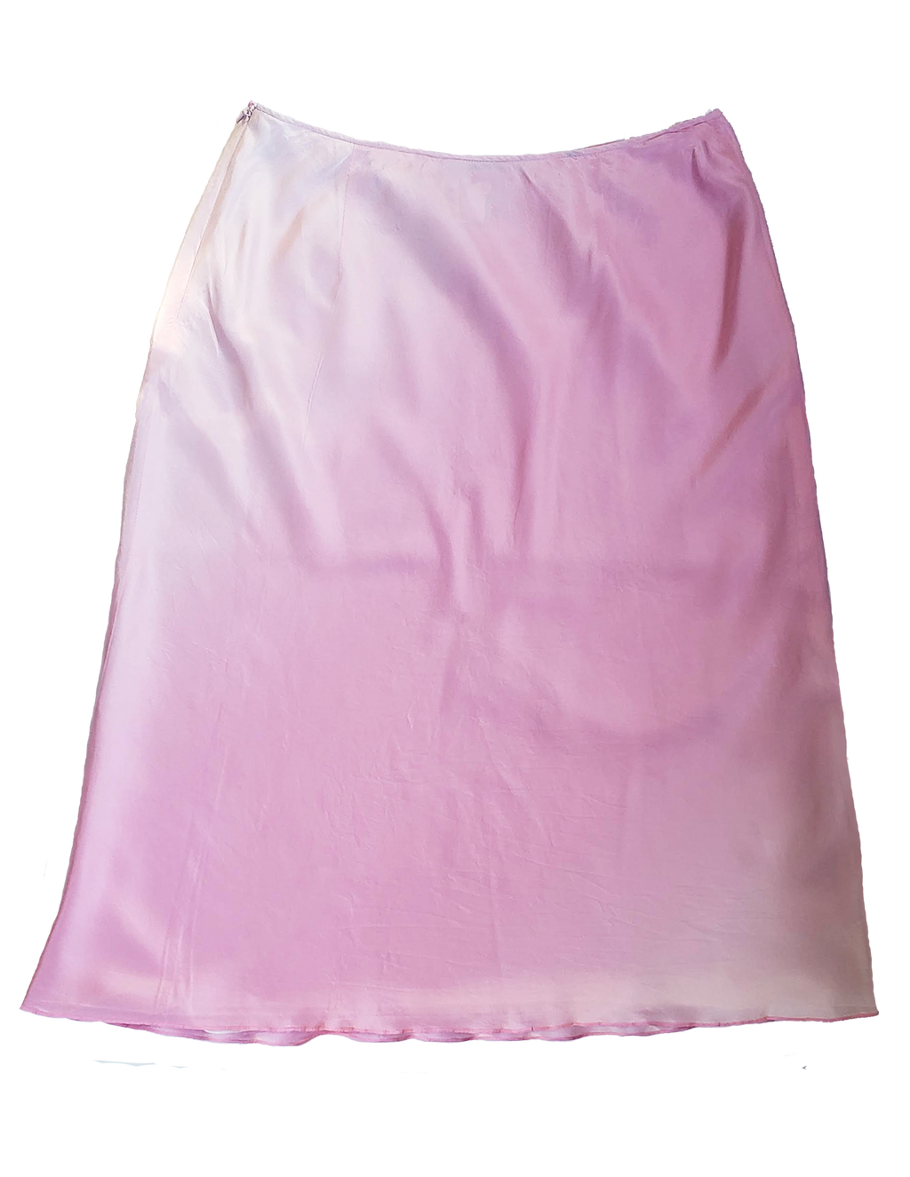 Banana Republic Pink Ombre Bias Cut Skirt