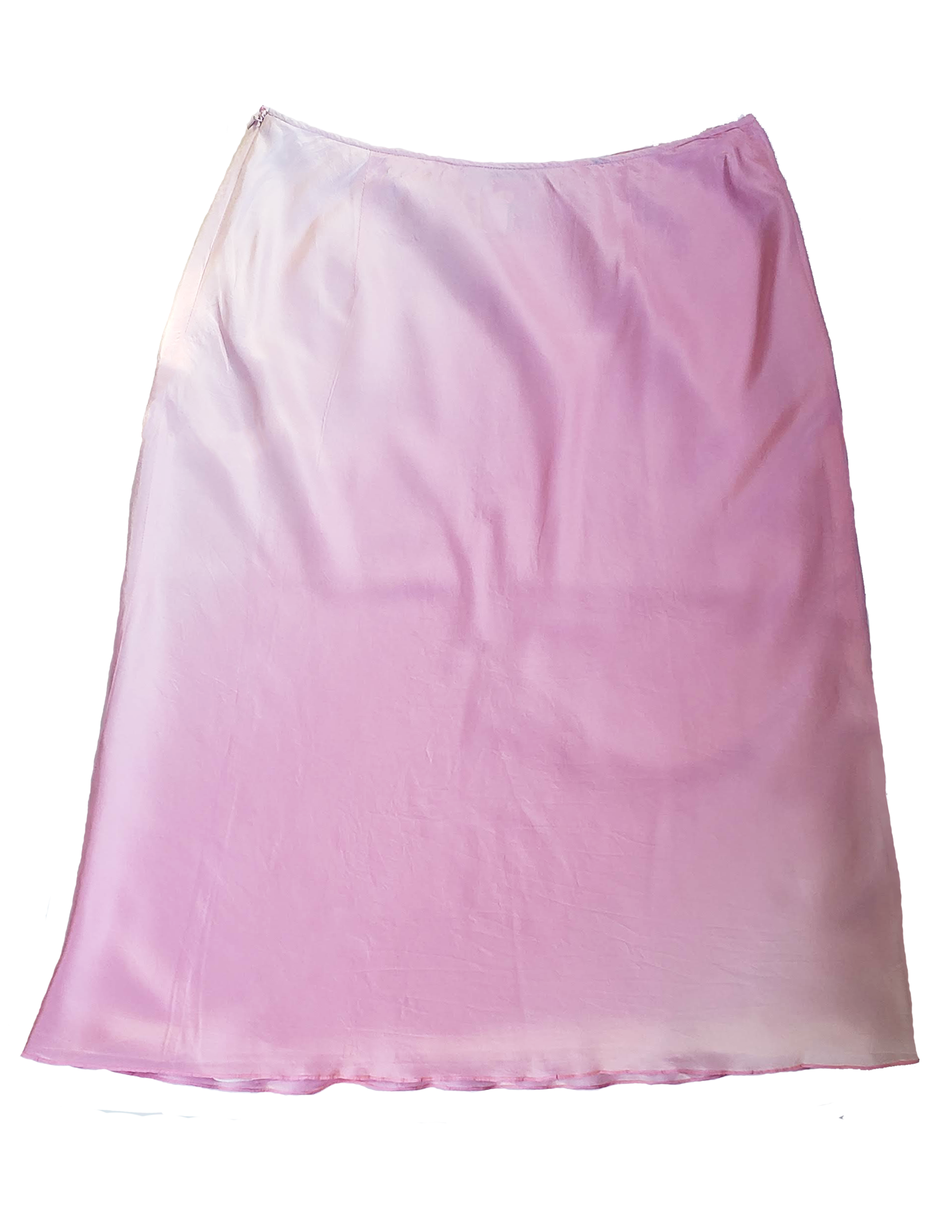 Banana Republic Pink Ombre Bias Cut Skirt