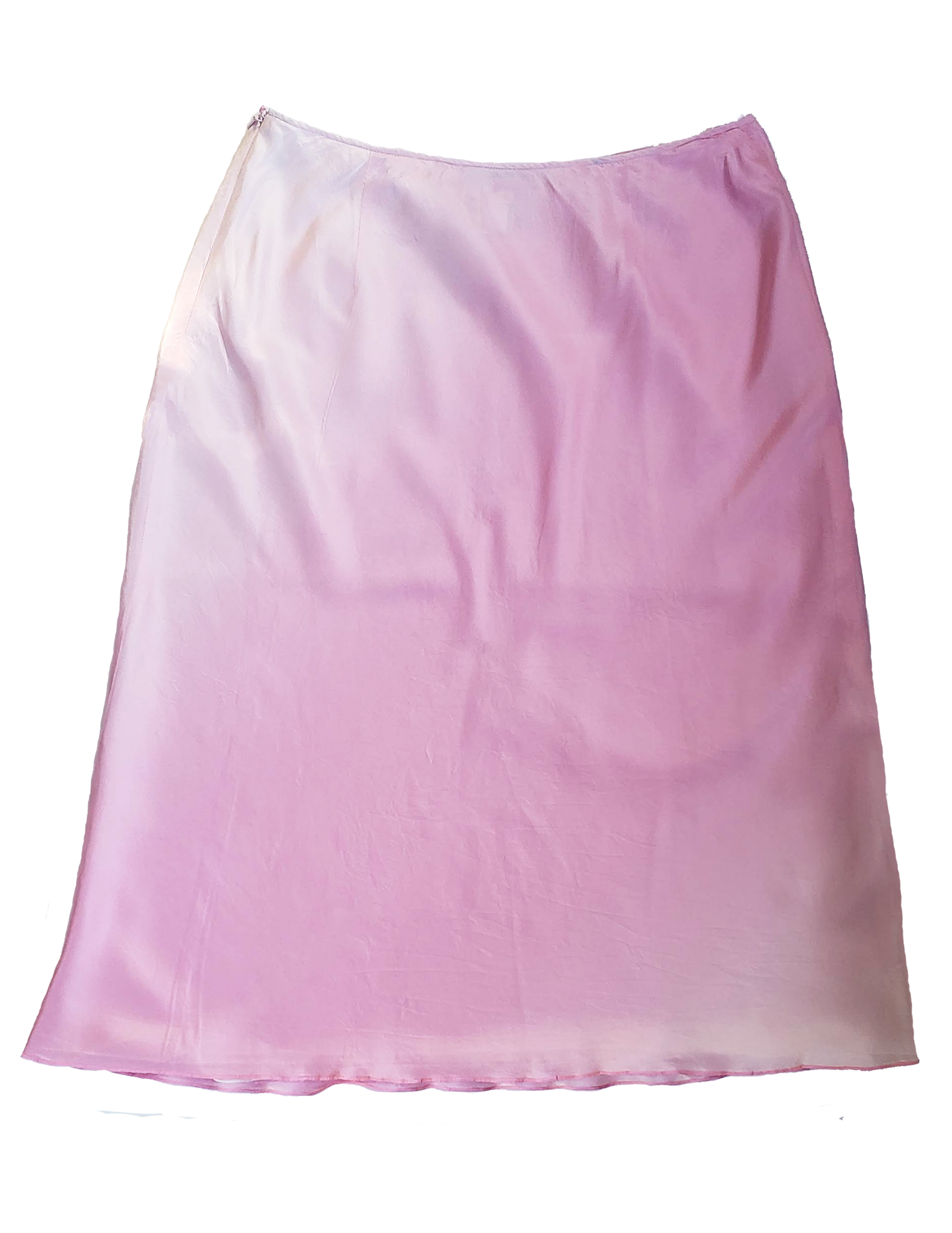 Banana Republic Pink Ombre Bias Cut Skirt
