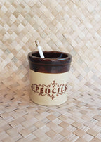 Vintage Small Pencil Crock