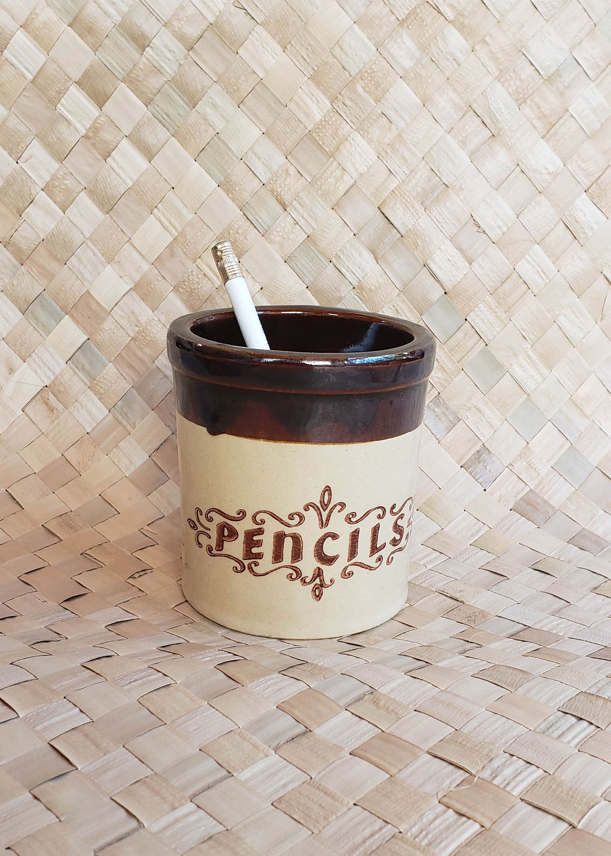 Vintage Small Pencil Crock