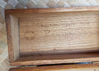 Vintage Wood Recipe Box